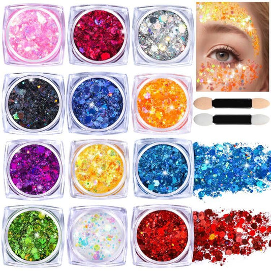 Teenitor front view of 12 pots showing vibrant color range and instant styling inspiration