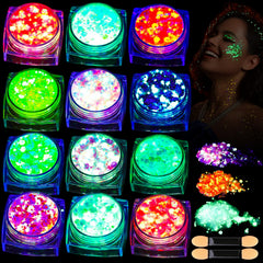 Teenitor front row of 12 jars showing color range and easy selection benefit