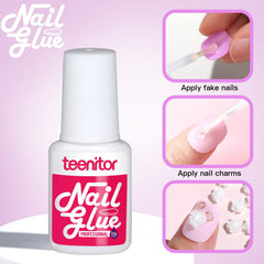 Teenitor brush-on 7g glue applicator, precise application for longer wear