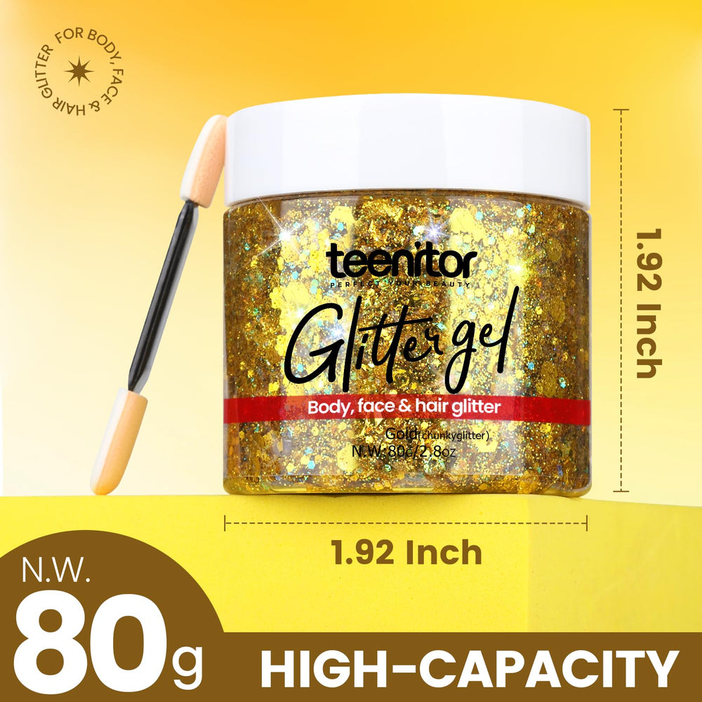 Teenitor gold cotton swab application showing precise detail benefit
