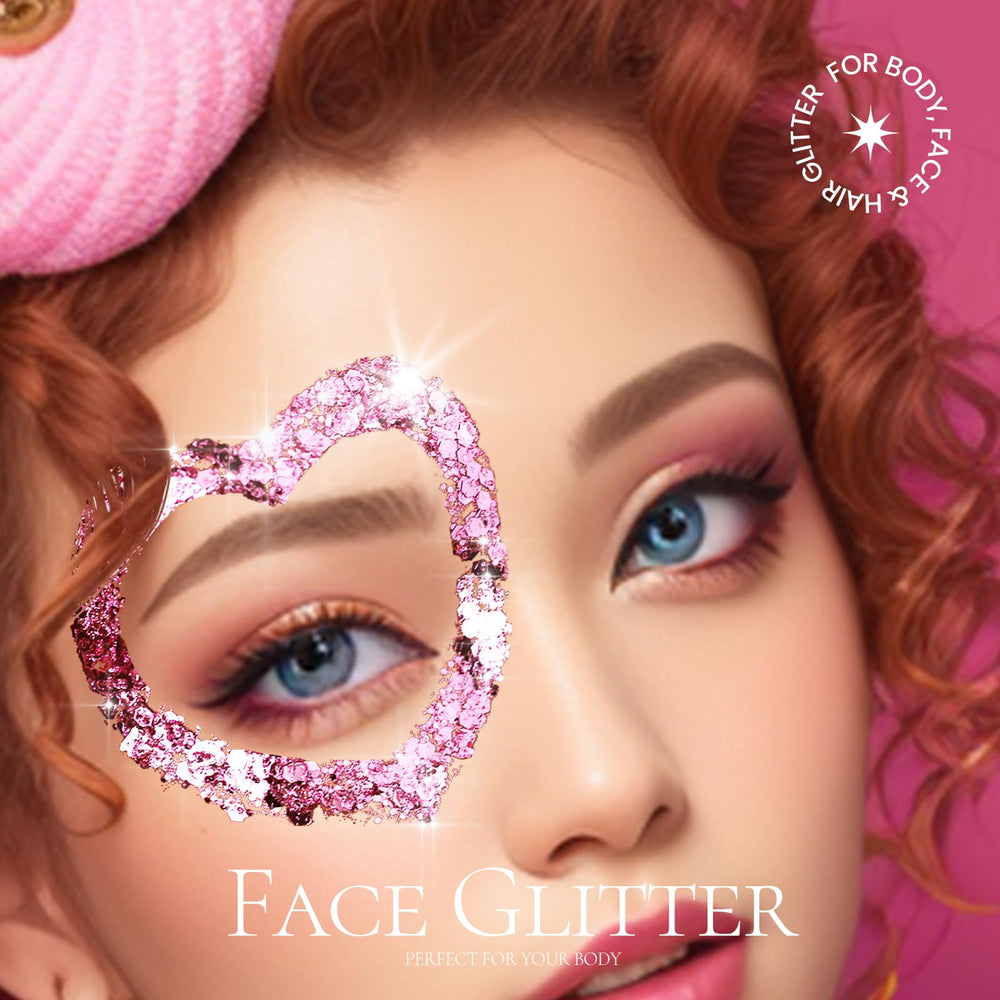 Teenitor used as hair highlight showing pink sparkle for playful styling
