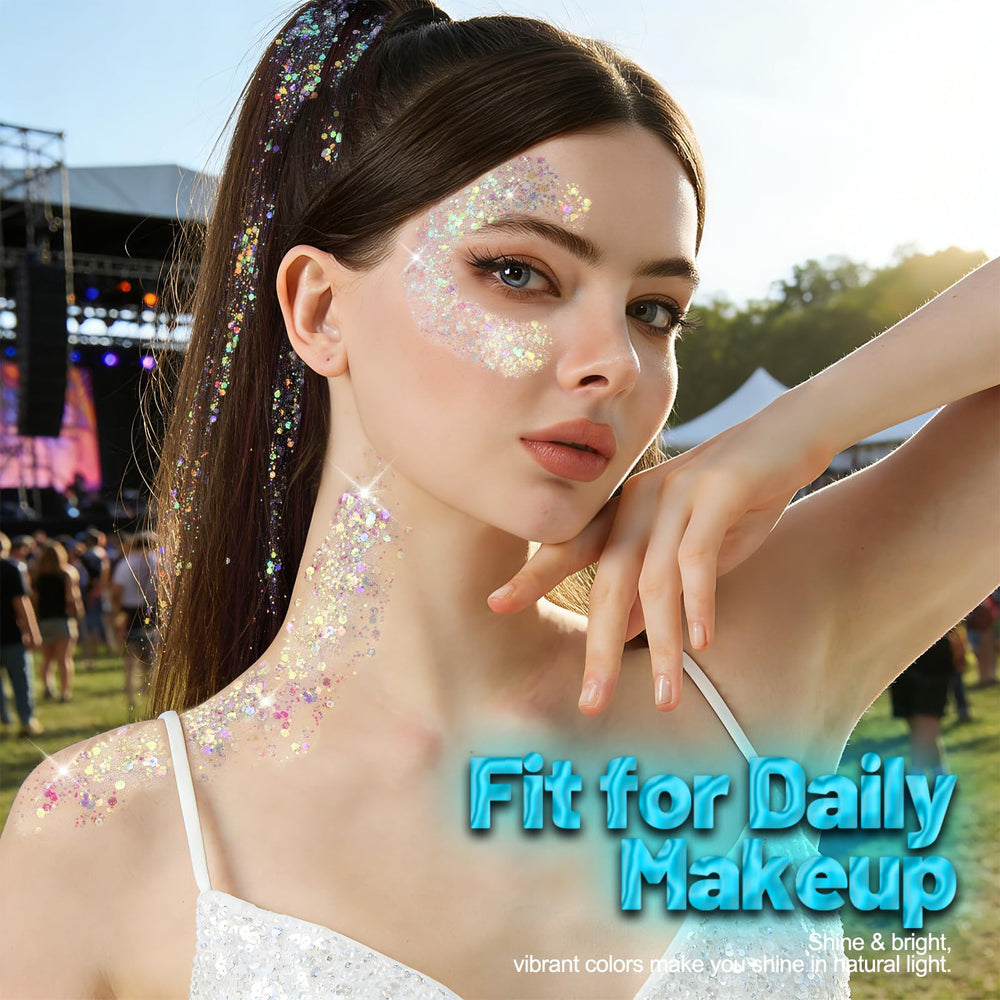 Teenitor hair mermaid style with iridescent sparkle for eye-catching shine