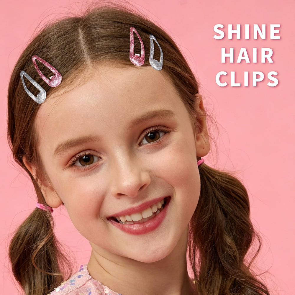 Teenitor barrette in use on half-up hairstyle demonstrating secure hold and pretty accent
