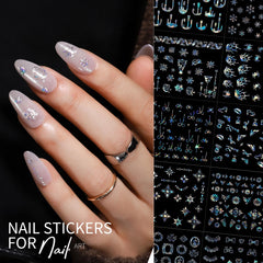 Teenitor applied on manicured fingers demonstrating instant salon-look