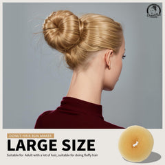 Teenitor bun styled side profile showing sleek finish and secure hold