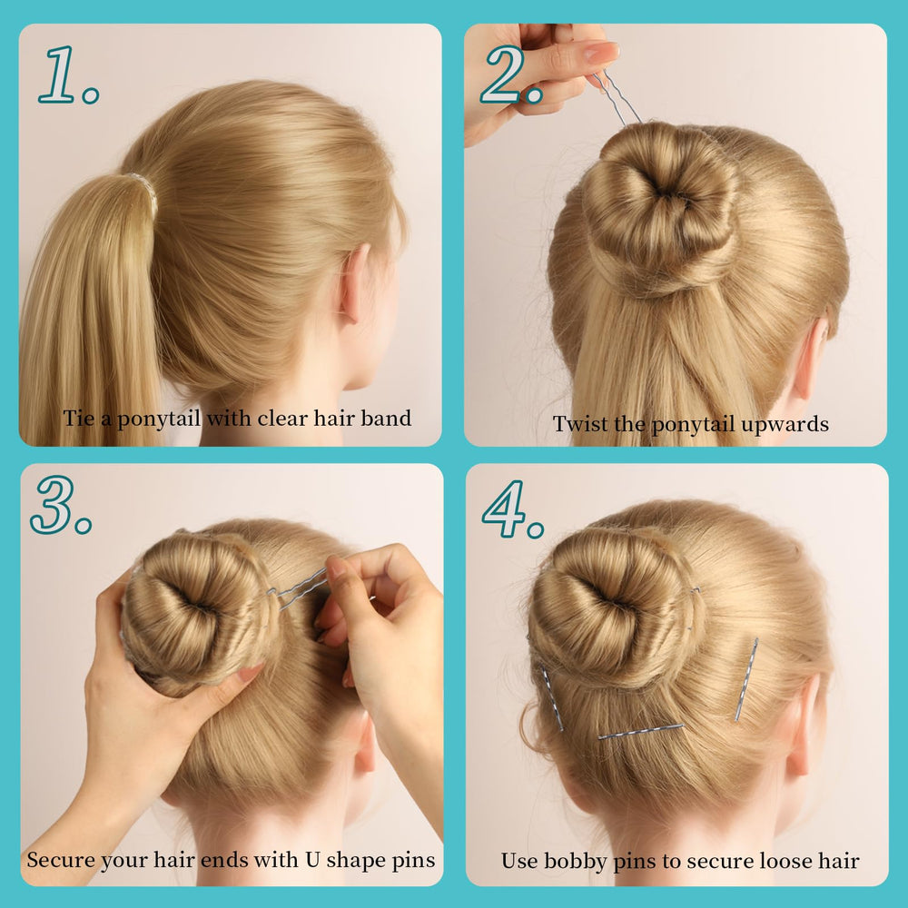 Teenitor pins used in a styled updo for a polished look at events or daily wear