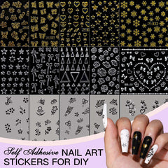 Teenitor magnetic nail stand displaying finished nails for practice and photos