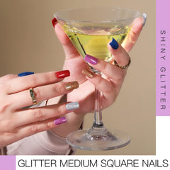 Teenitor matte and glossy contrast display showing finish options for versatile styles
