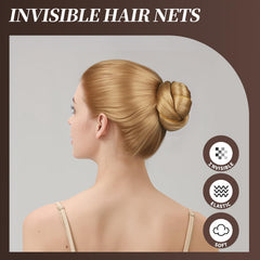 Teenitor mesh hair net detail holding hair smooth and virtually invisible