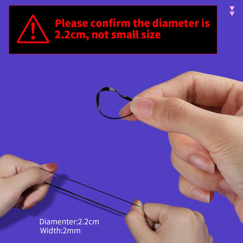 Teenitor bands securing a small braid with secure hold