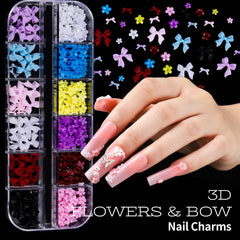 Teenitor colorful rhinestones and pearls arranged to show size variety for designs