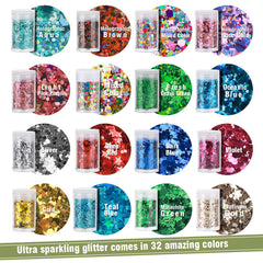 Teenitor nail application demo with glitter pressed into gel for long-lasting shine