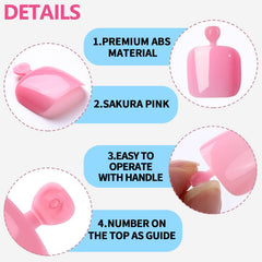 Teenitor nail glue tubes and label showing secure adhesion benefit