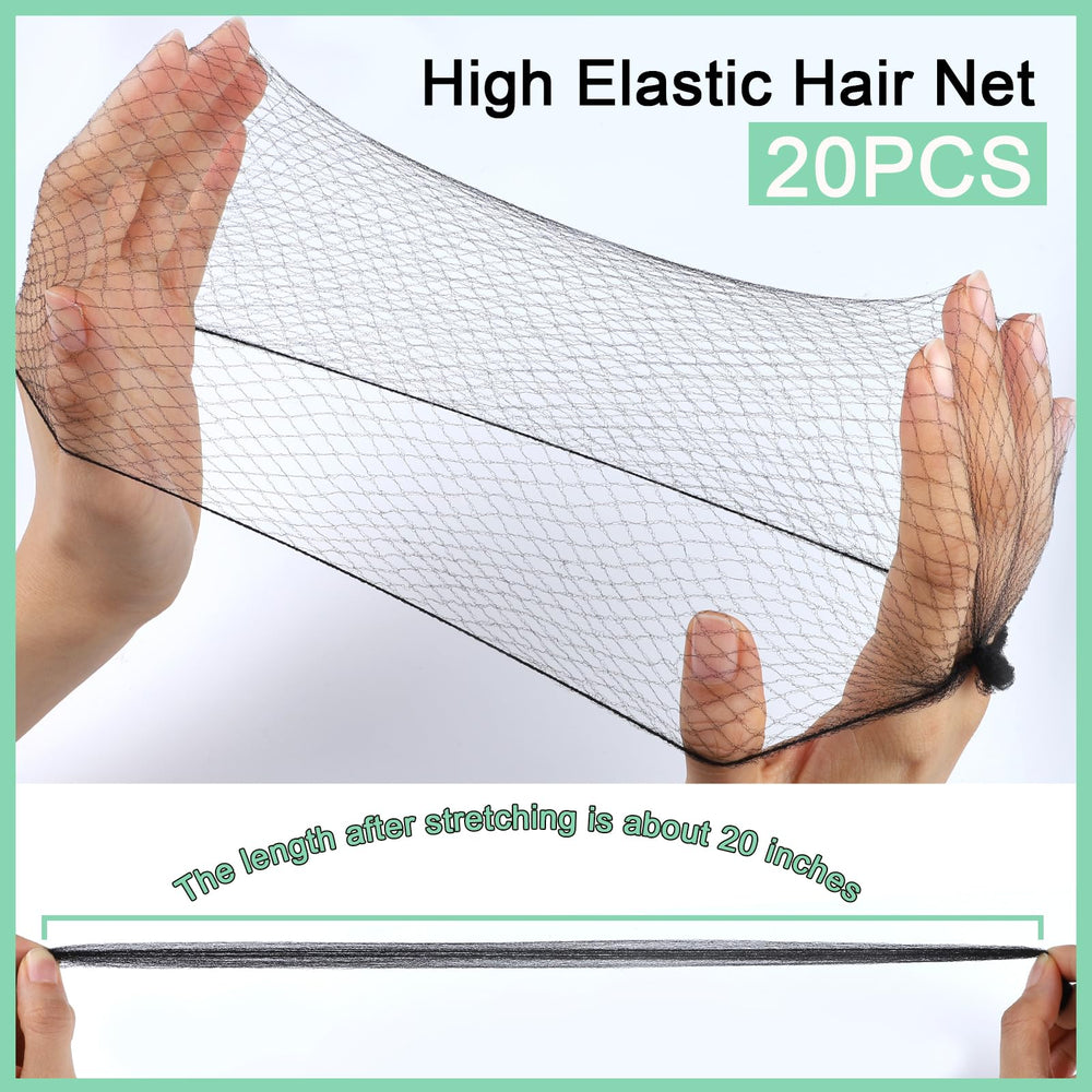 Teenitor close-up of nylon mesh texture for invisible blend with hair
