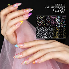 Teenitor colorful rhinestones spread showing many color options for accents