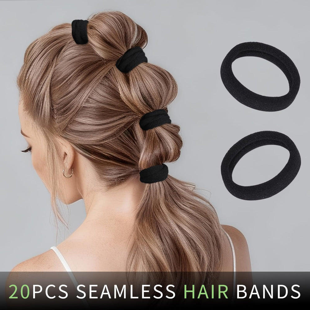 Teenitor seamless hair ties detail emphasizing smooth finish to prevent snagging