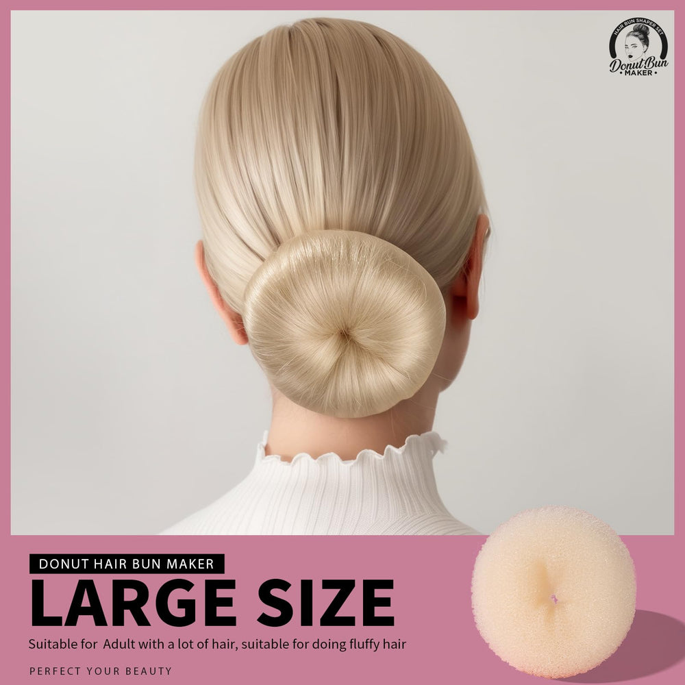 Teenitor size comparison displaying all four donut sizes for volume options