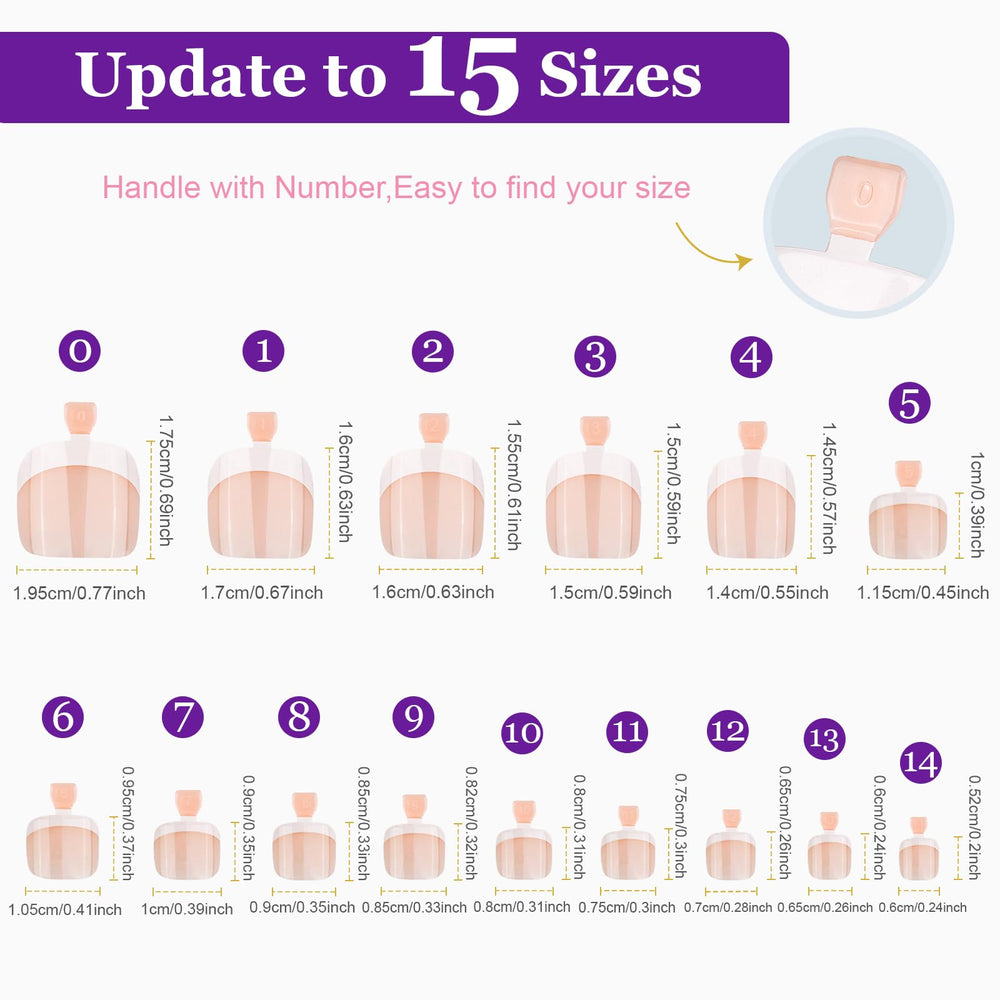 Teenitor size organizer grid with numbered handles for quick accurate fitting