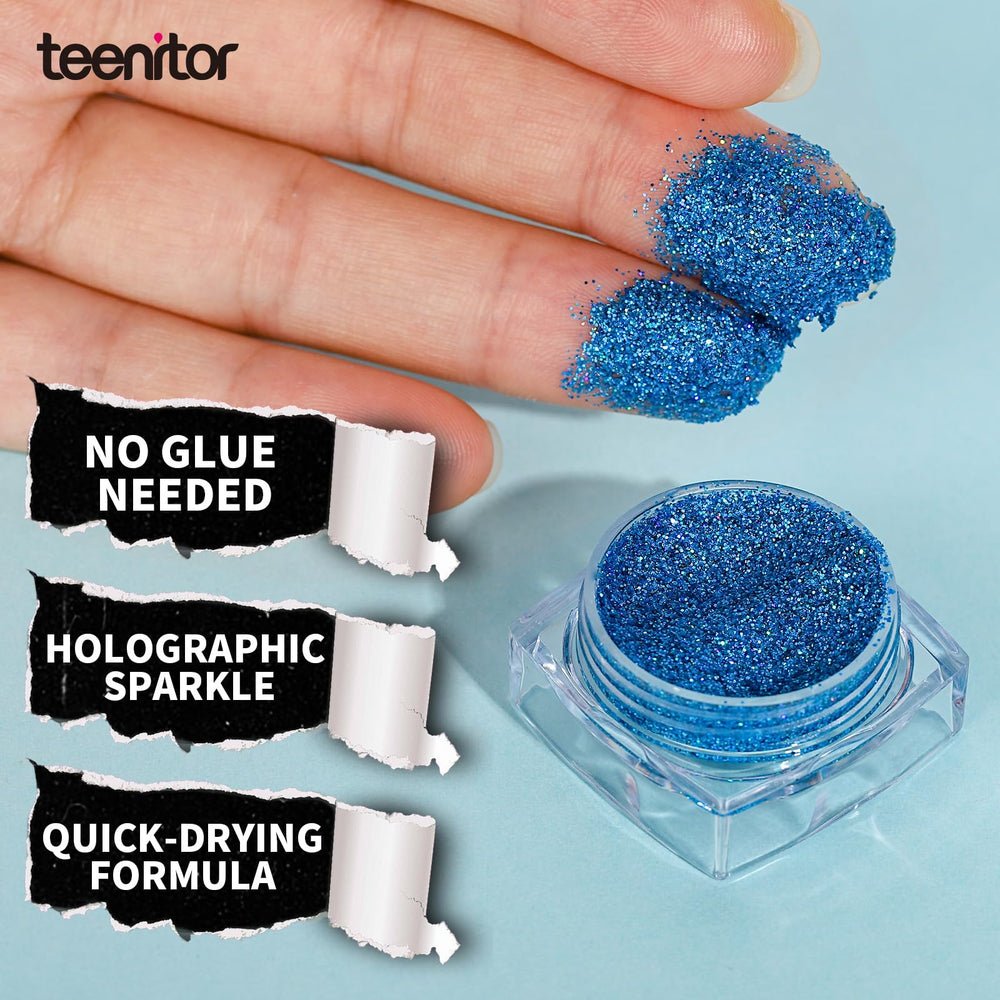 Teenitor gel texture swatch on skin showing smooth application and strong shine