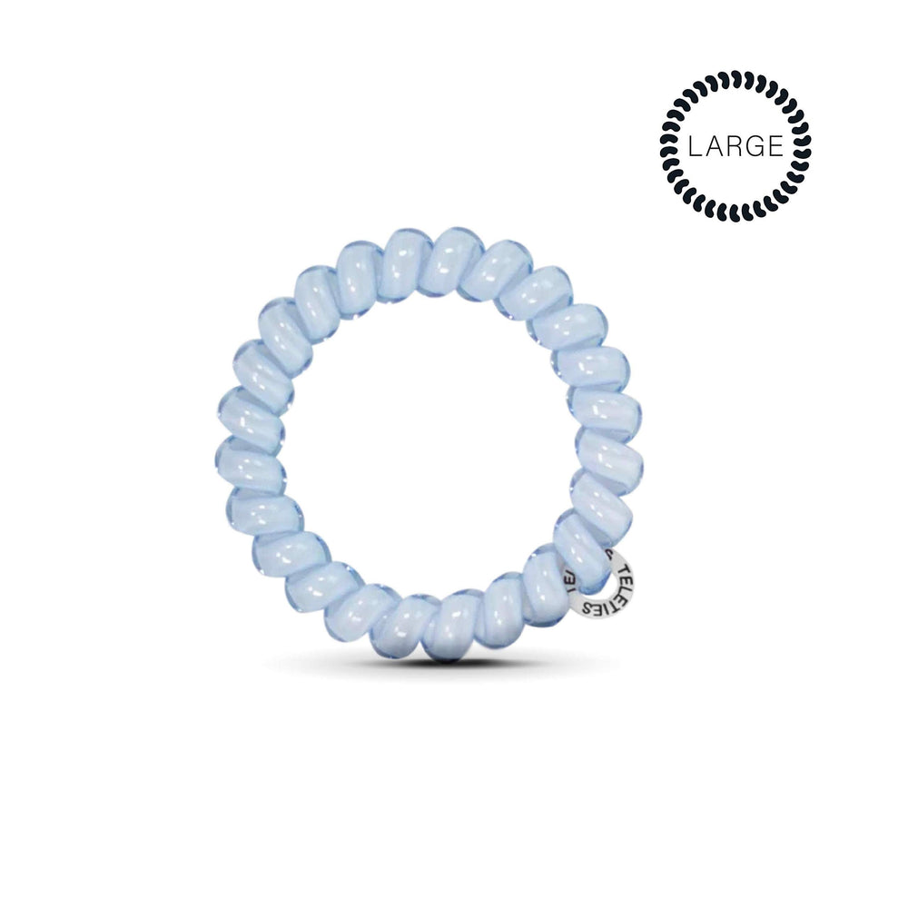 TELETIES close-up spiral texture reveals smooth finish and gentle grip