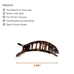 TELETIES clip side curve detail highlighting low-profile comfort