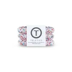 Teleties front packaging showing 3-pack Party People colors and benefits