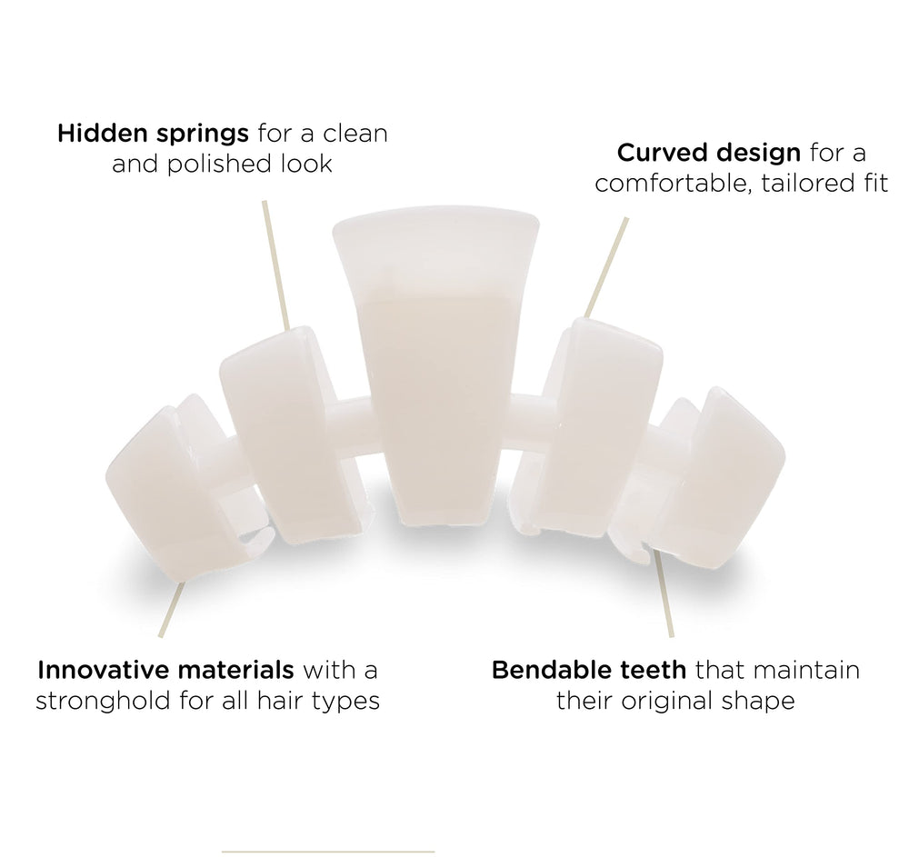 TELETIES medium clip bendable teeth detail highlighting durable flex