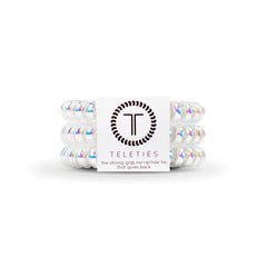TELETIES small peppermint pack front view showing three ties and compact packaging benefit