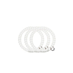 TELETIES spiral close-up of texture highlights smooth finish and easy hair release benefit