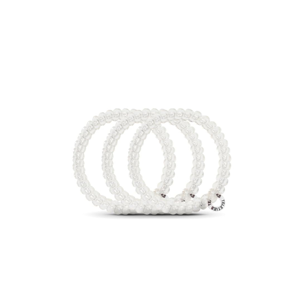 Teleties close-up of spiral texture highlighting smooth surface and gentle hold benefit