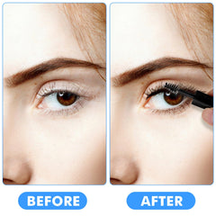 Telooco hand applying brow oil with wand, precise controlled application benefit