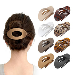 Tengantongda front packaging showing eight matte flat clips, handy set for daily styling