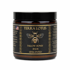 Terra Lotus front jar showing label and clean packaging benefit