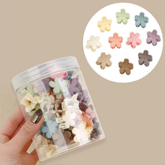 TERSE front packaging showing 50 colorful mini flower clips and variety