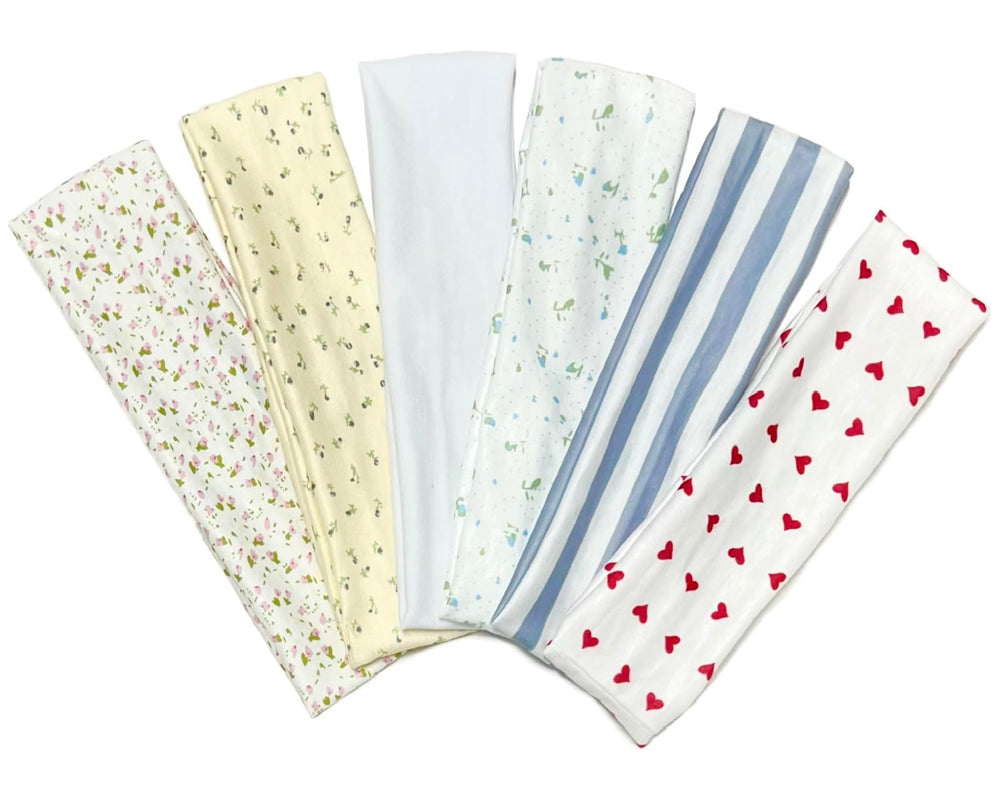 TERSE front view of six-headband pack showing color variety and convenience