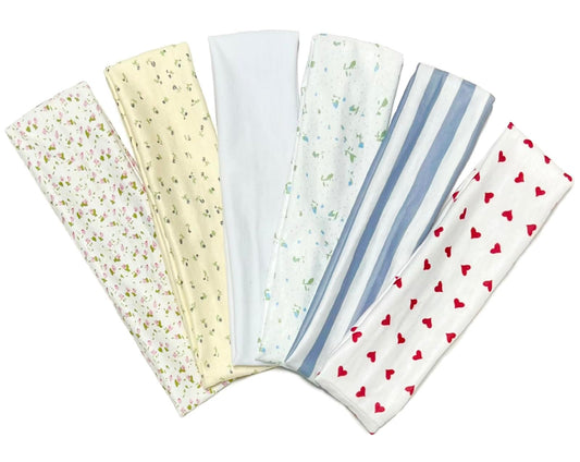 TERSE front view of six-headband pack showing color variety and convenience