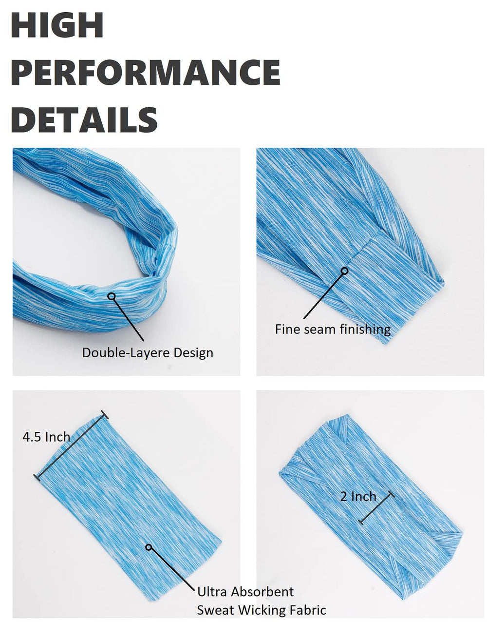 TERSE headband on runner outdoors showing sweat control and focus support