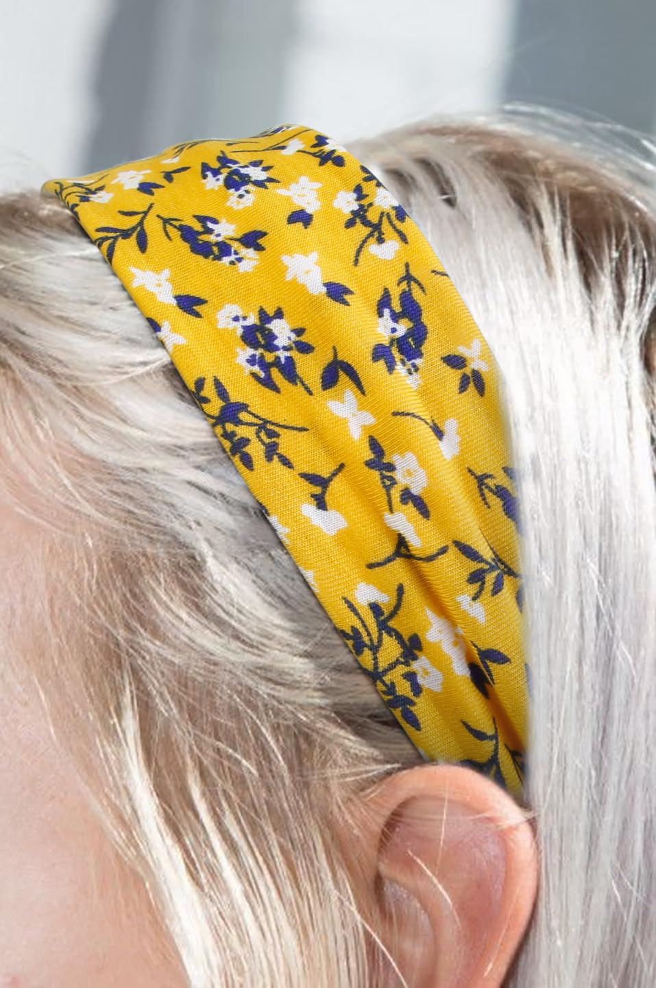 TERSE headband paired with summer outfit showing instant style boost