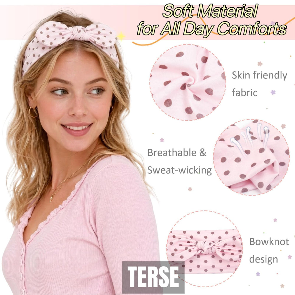 TERSE woman wearing headband outdoors demonstrating secure non-slip fit