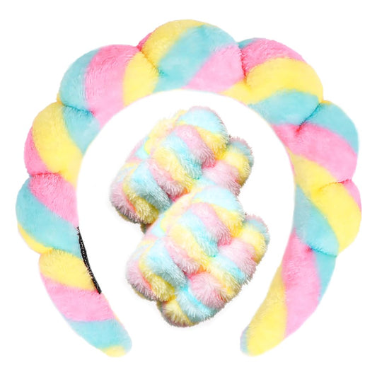 Tetizo headband and wristbands front view showing full set and cute design