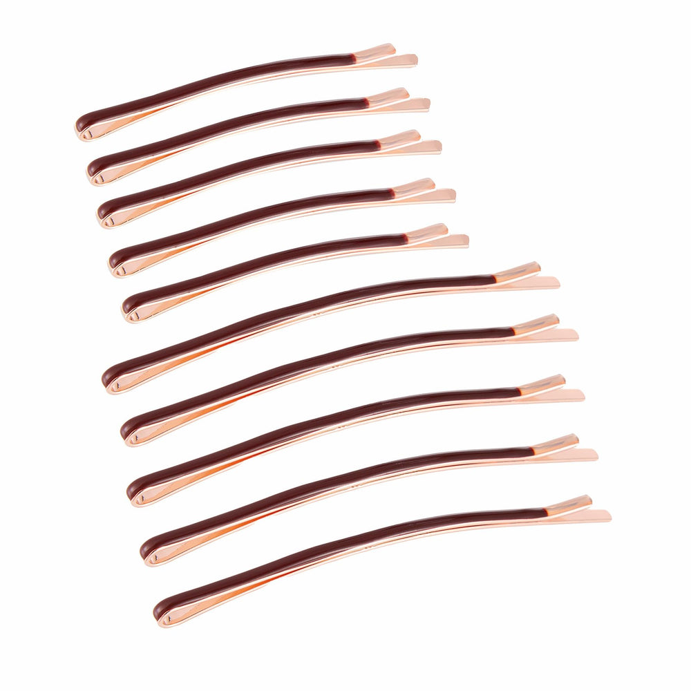 Textention front packaging showing full 10-piece brown set and benefit of durable hold