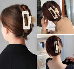 Textention two clips with hair tie illustrating ready-to-wear convenience