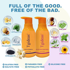 Tgideas pea peptides ingredient close-up supporting strand strength