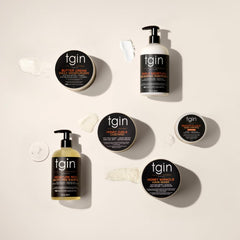 tgin lifestyle curly hair after wash showing hydrated, defined curls