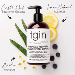 tgin lifestyle curly hair result showing improved softness and shine
