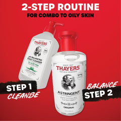 THAYERS 12 ounce bottle next to ruler showing size and value