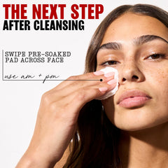 Close-up of Thayers label listing witch hazel, salicylic and hyaluronic acids for clarity
