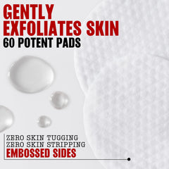Thayers pre-soaked pad detail showing salicylic and botanical solution