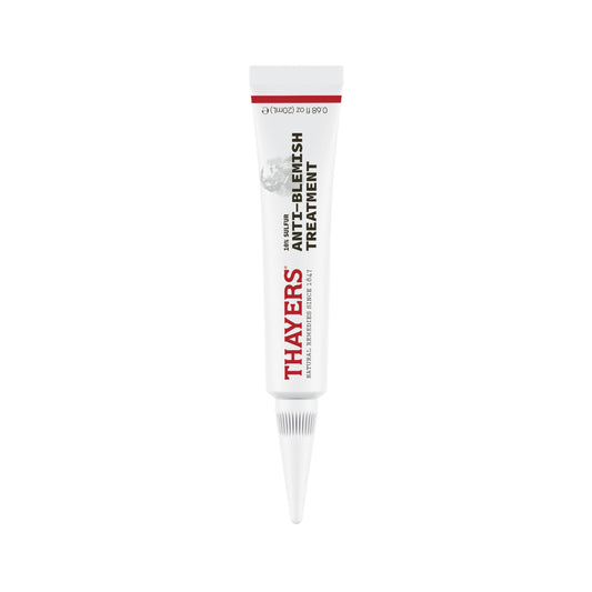 THAYERS front packaging showing bottle and label, clear benefit for targeted acne care