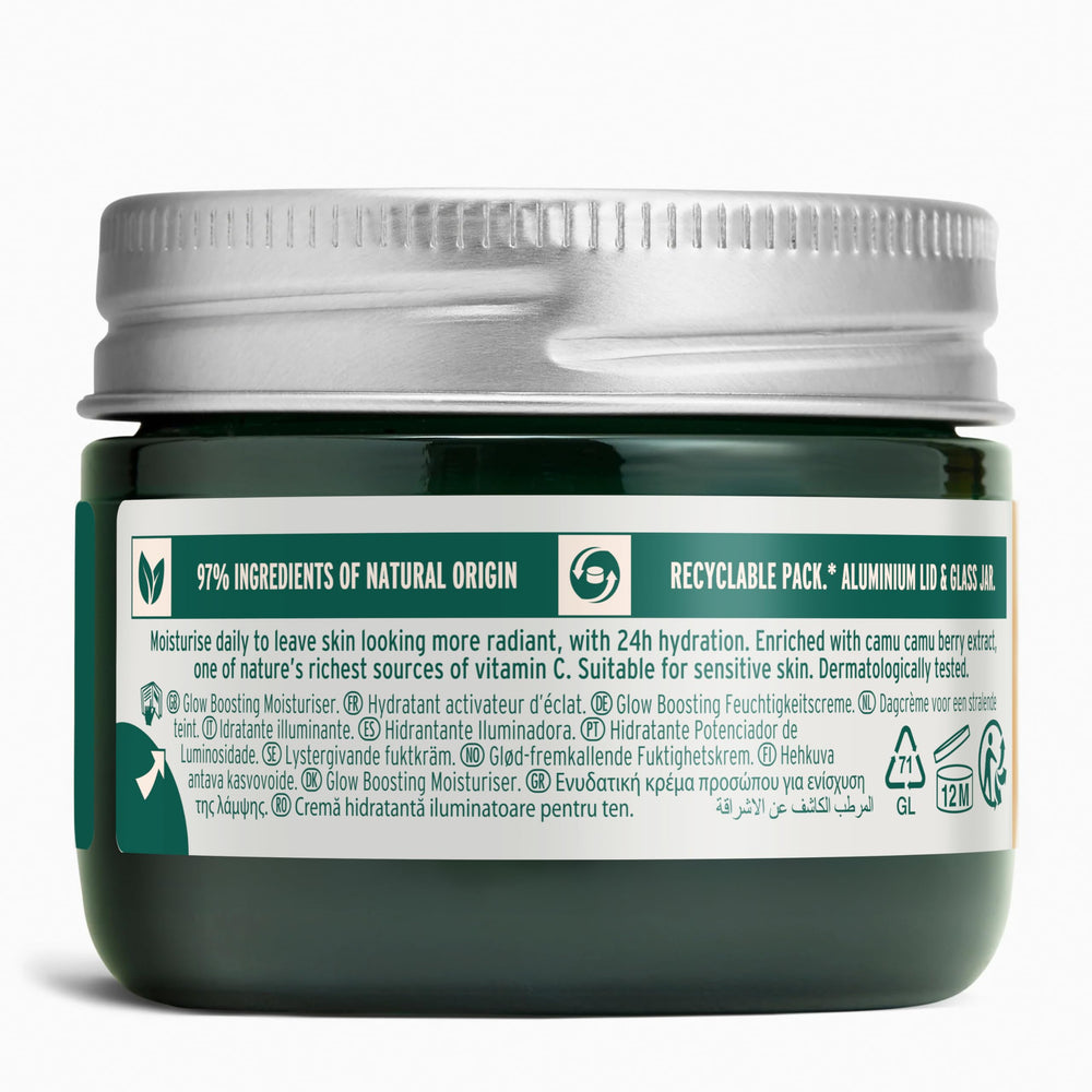 The Body Shop gel-cream texture close-up for lightweight hydration